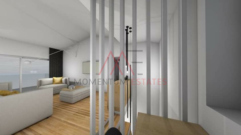Duplex apartment in a new construction