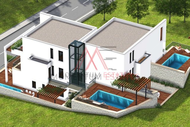Unique new penthouse with pool, Crikvenica