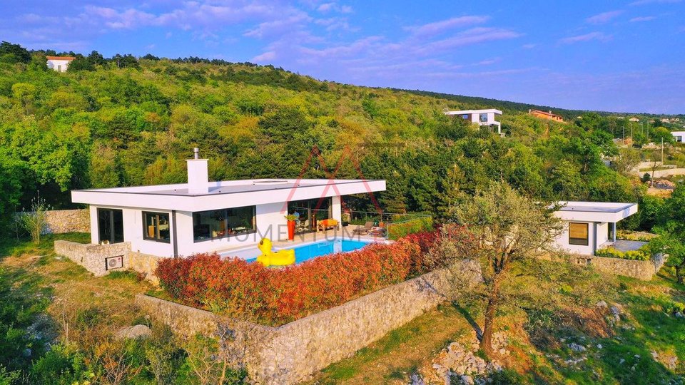 Kostrena, stylish villa with seaview